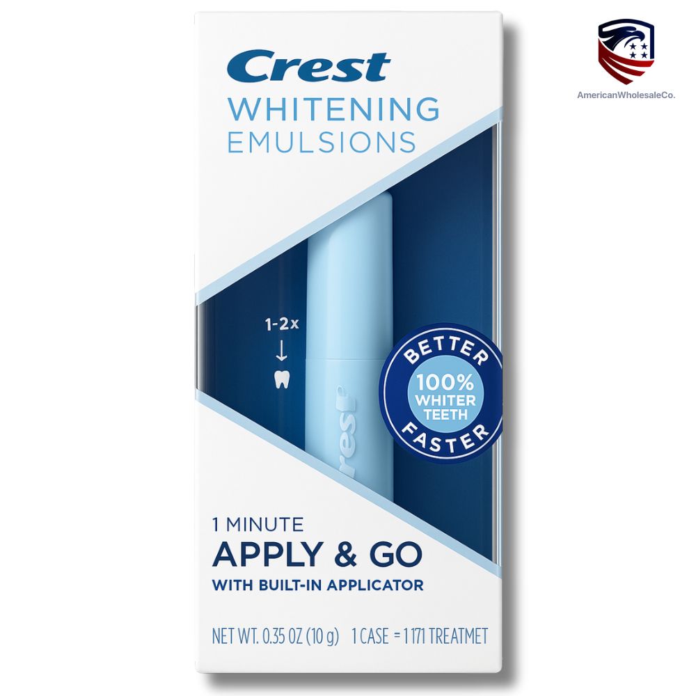 Crest Whitening Emulsions kit in retail box — pack of 1- wholesale - americanwholesale co