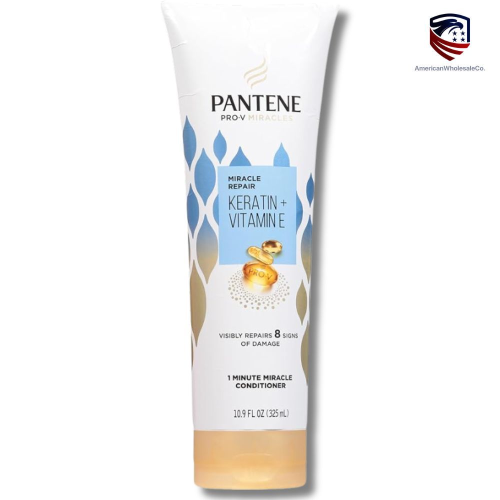 Pantene Pro-V Miracles Keratin + Vitamin E Conditioner tube — 10.9 fl oz — 1- wholesale - american wholesale co