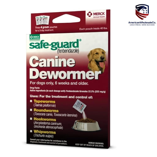 Safe-Guard Canine Dewormer – Broad-Spectrum Dog Dewormer 1.6 oz – Parasite Treatment for Dogs and Puppies