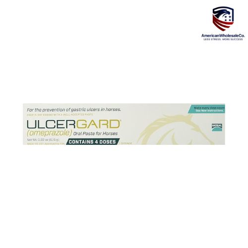 UlcerGard Omeprazole Paste 6 Syringes – Horse Ulcer Prevention by Merial Animal Health | American Wholesale Co