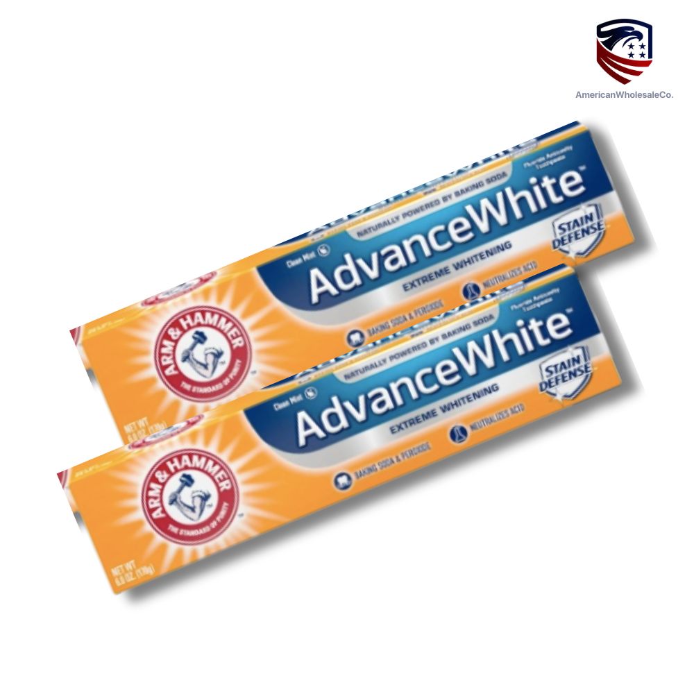 Arm And Hammer Advance Extreme Whitening With Stain Defense Toothpaste, 6 Oz, 2 Pack