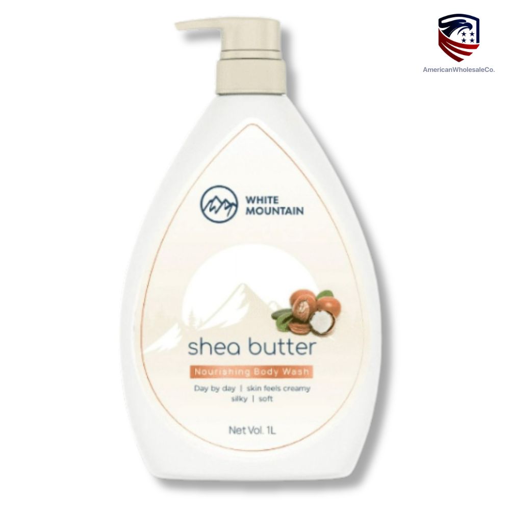 White Mountain Body Wash SHEA BUTTER 1 Liter (33.8 OZ)