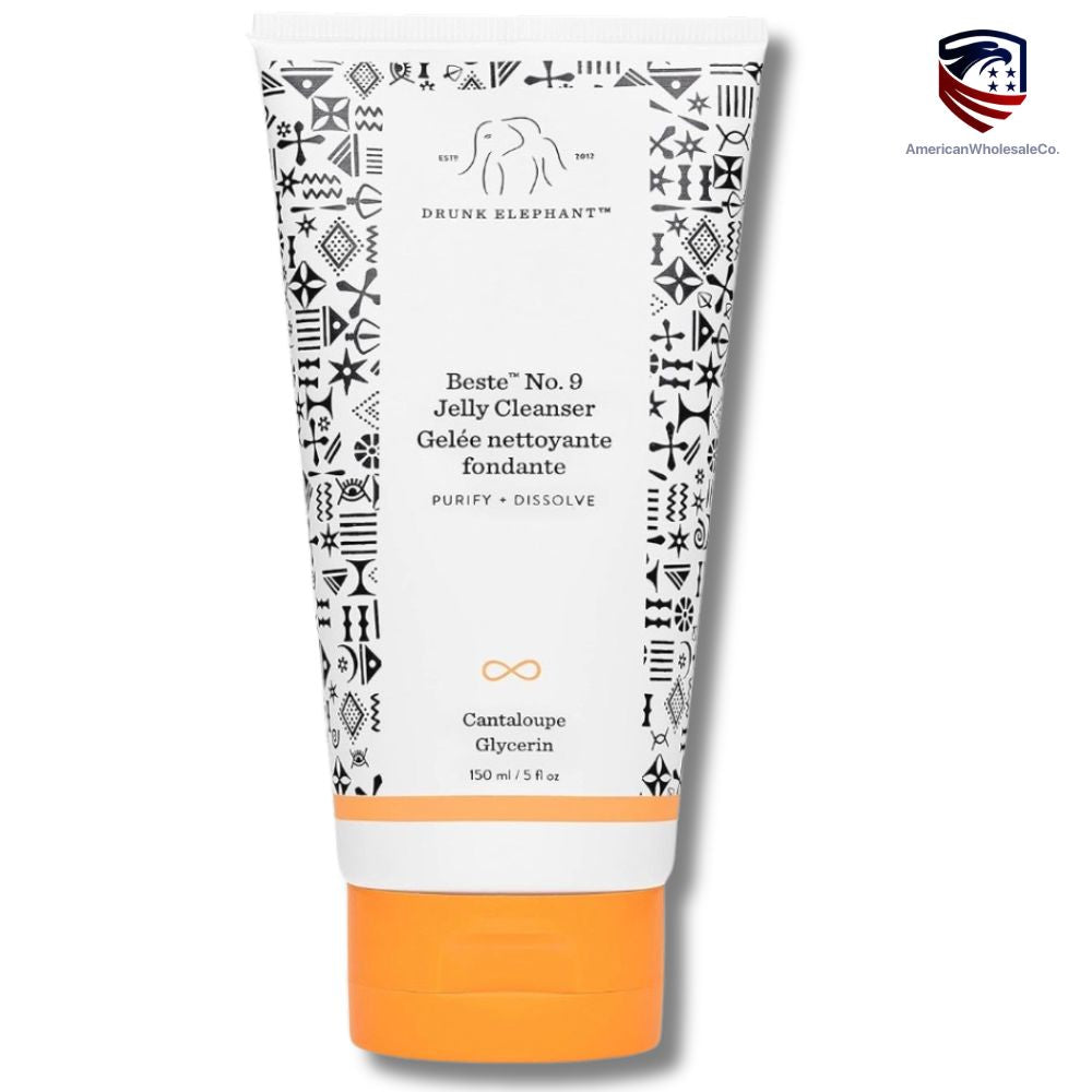 Drunk Elephant Beste No. 9 Jelly Cleanser - Gentle Face Wash and Makeup Remover for All Skin Types (150 mL / 5 Fl Oz)