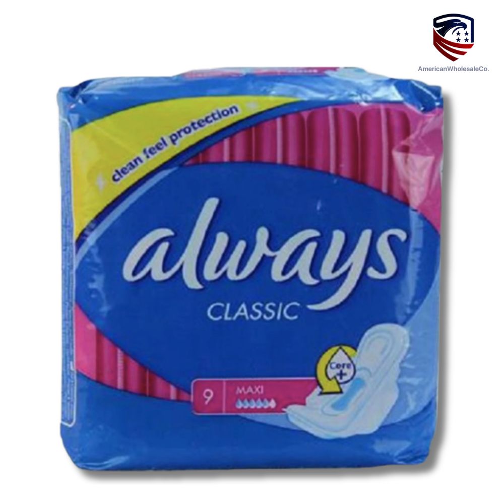 Always, Maxi Classic Pads With Wings, Count 1 - Feminine Sanitary Napkins / Grab Varieties & Flavors