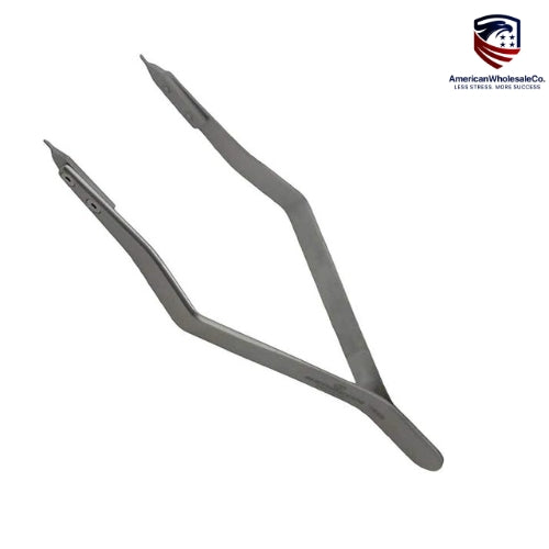 Bergeon 7825 Professional Spring Bar Tweezers – Swiss Watchmaker Tool with Replaceable Fork Tips