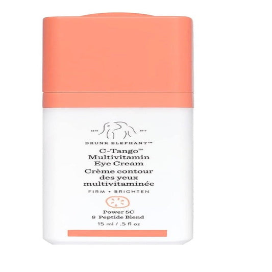 Drunk Elephant C-Tango Eye Cream with Vitamin C, Brightening & Restorative Under Eye Moisturizer (15mL/0.5 Fl Oz)