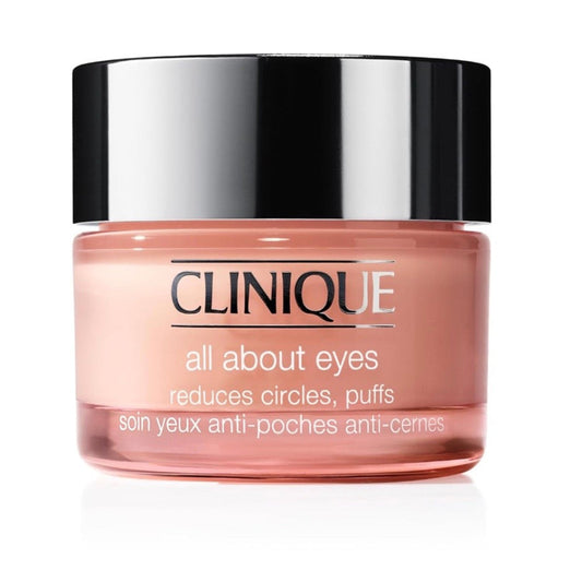 Clinique All About Eyes Lightweight Eye Cream With Vitamin C | Hydrating, Brightening, Depuffing + Dark Circle Reducing, 1 fl. oz.