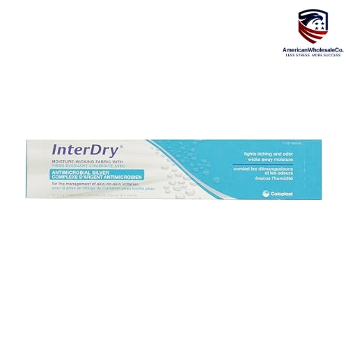 Coloplast InterDry Ag Silver Moisture Wicking Fabric Roll 10x144 – Medical Skin Fold Treatment