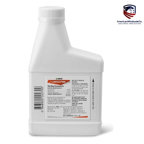 CrossFire Bed Bug Concentrate 13 oz – MGK Professional Bed Bug Killer for Pyrethroid-Resistant Strains