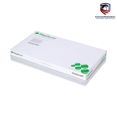 Mepiform 4x7 Silicone Scar Dressing 5-Pack — Mölnlycke Soft Silicone Wound and Scar Care Sheet