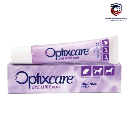 Optixcare Eye Lube + Hyaluron 20g — Veterinary Moisturizing Eye Gel for Dogs & Cats