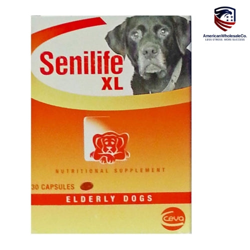 Senilife Cognitive Support Supplement for Senior Pets – 30 Capsules Box by Ceva Animal Health
