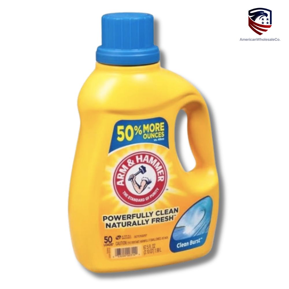 Arm & Hammer, Detergent HE Clean Burst, 67.5 Fl Oz
