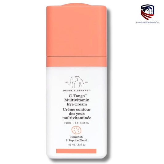 Drunk Elephant C-Tango Eye Cream with Vitamin C, Brightening & Restorative Under Eye Moisturizer (15mL/0.5 Fl Oz)